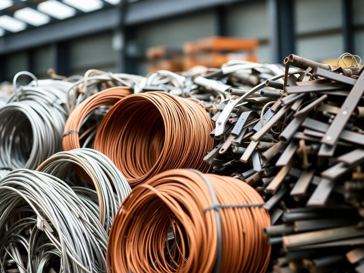 Sorted industrial scrap